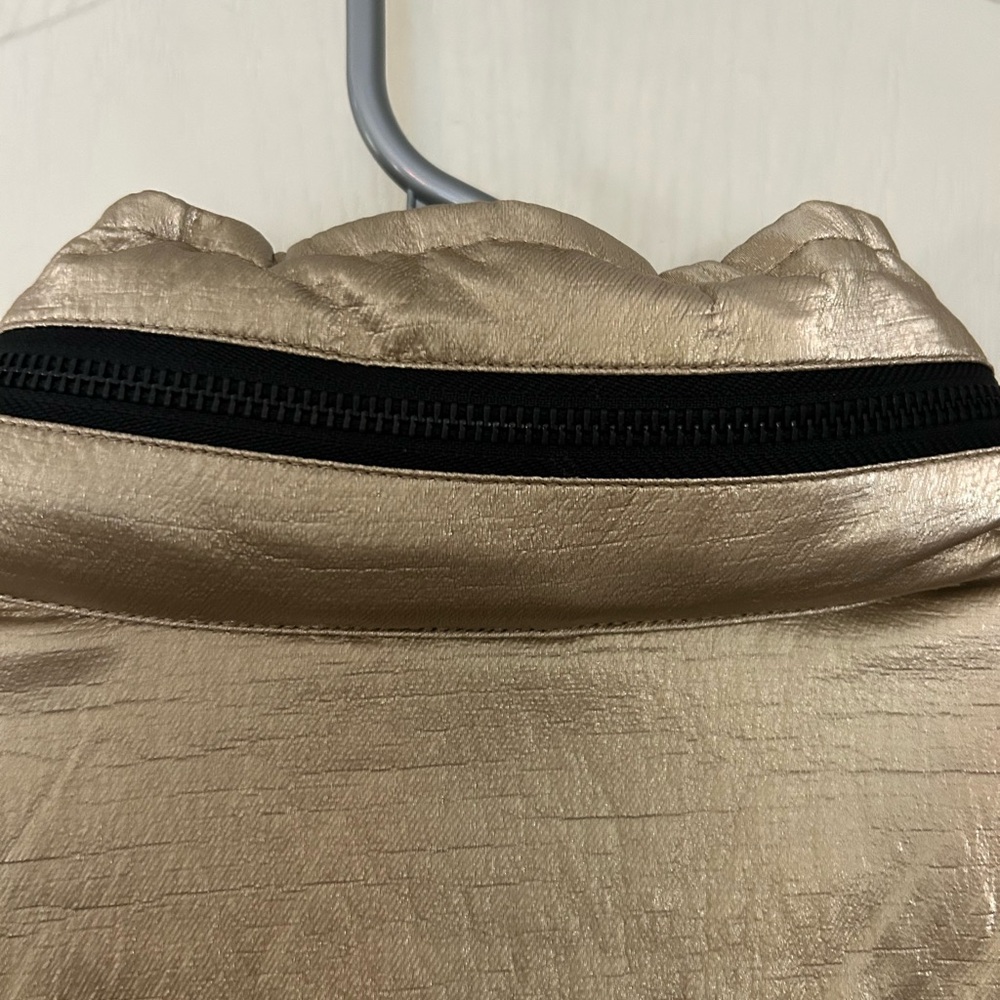 Nikki Jones Montreal Gold Metallic Women's Coat - Picture 7 of 11